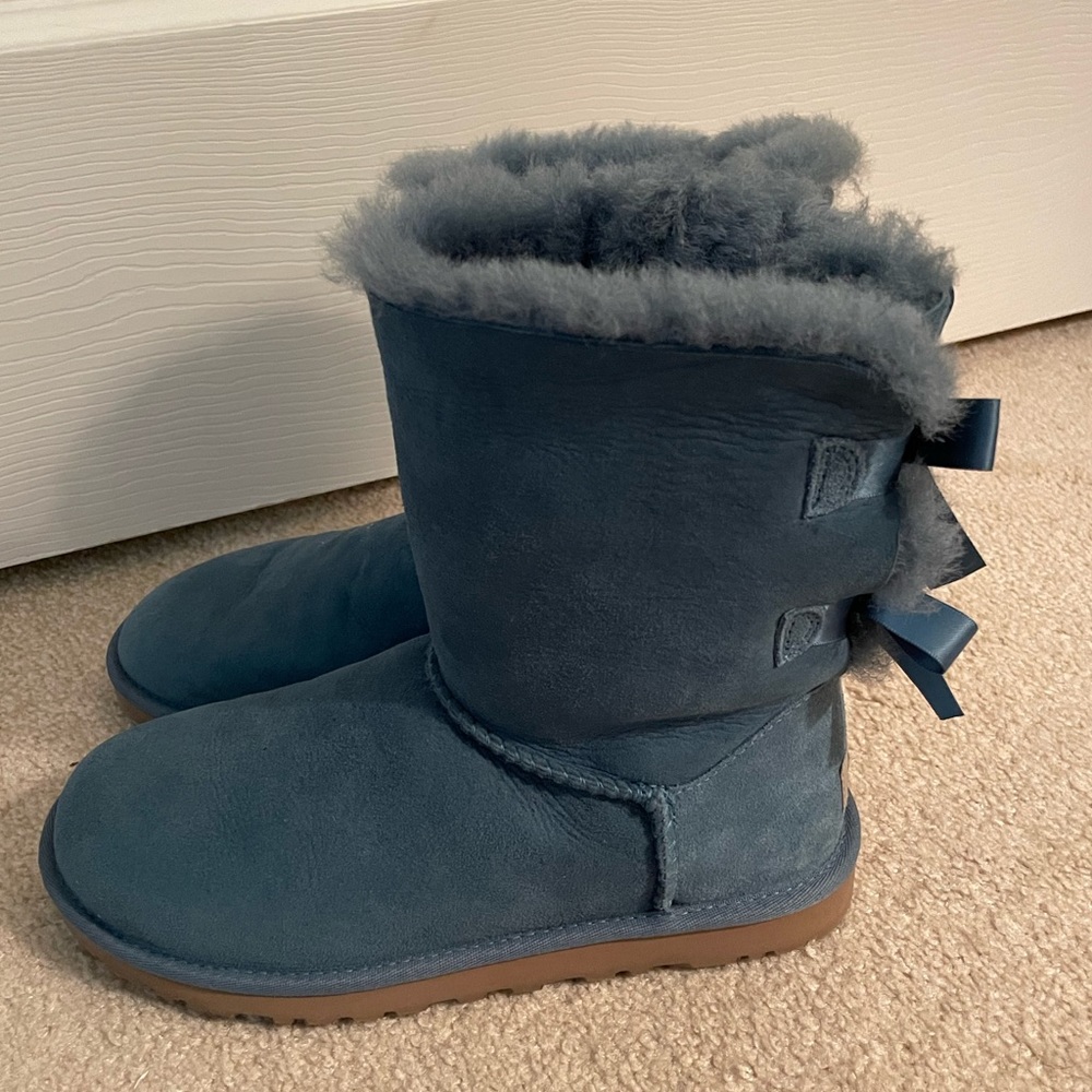 Blue Bailey Bow Uggs